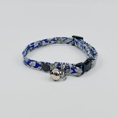 Blue Floral Liberty Cat Collar