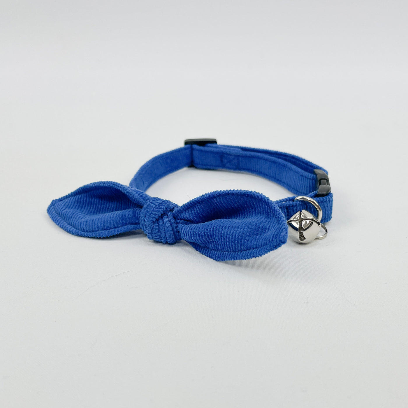 Blue Corduroy Cat Collar