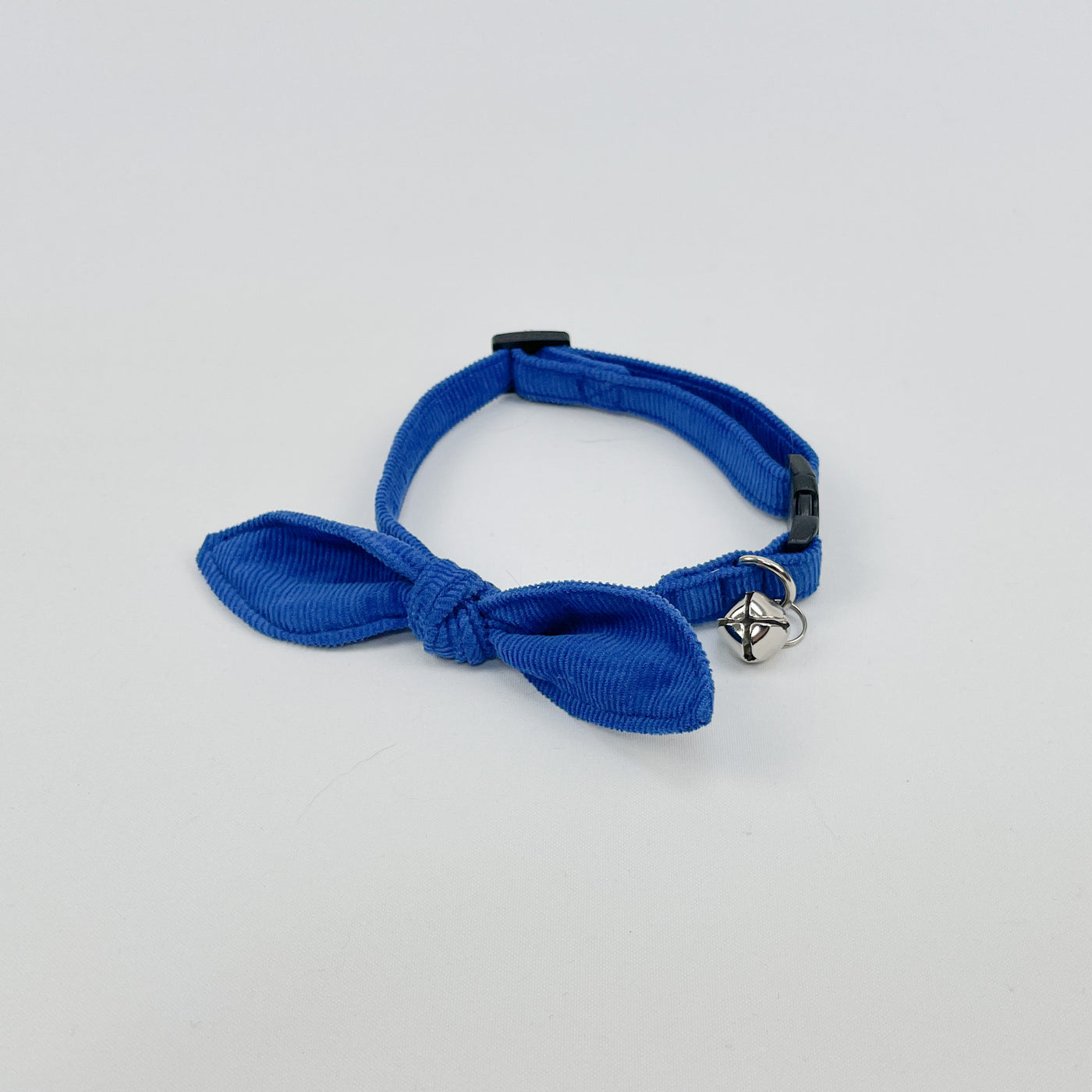 Blue Corduroy Cat Collar