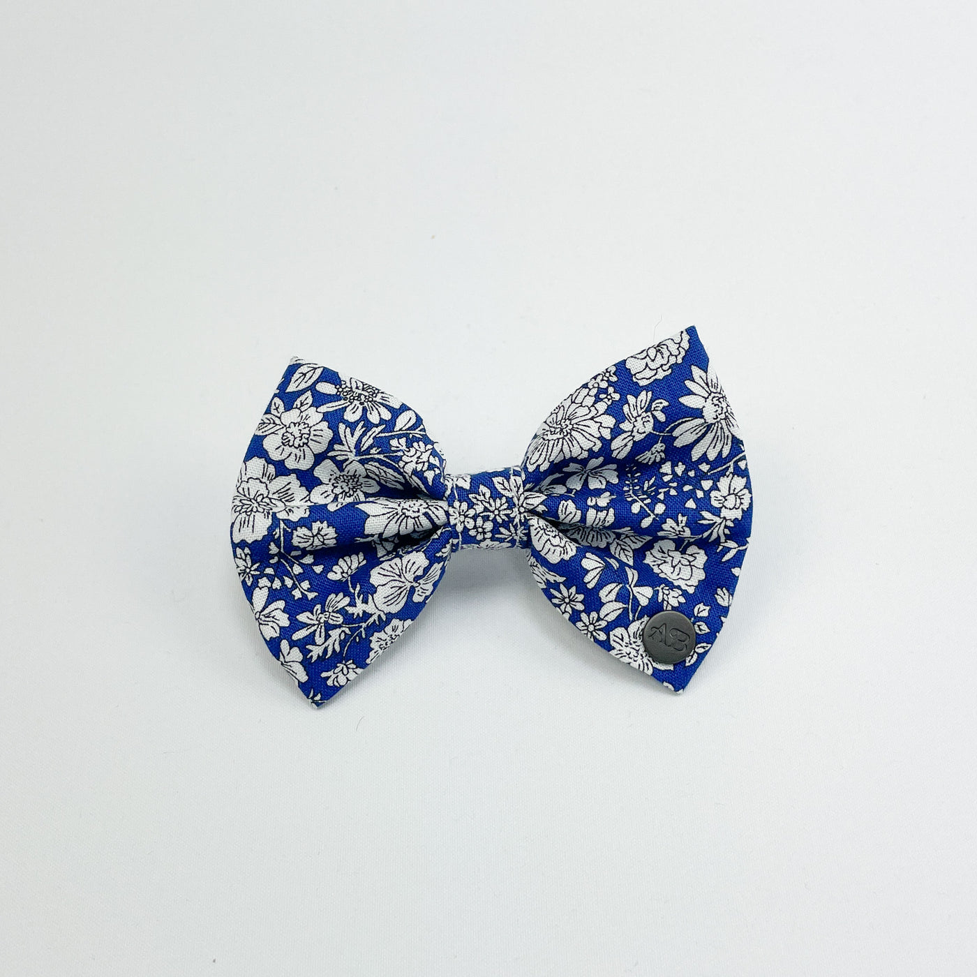 Liberty Blue Floral Cat Bow Tie