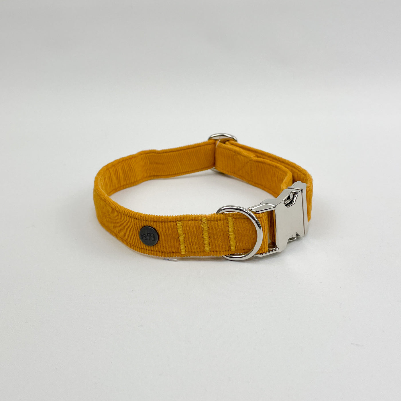 Mustard Yellow Corduroy Dog Collar