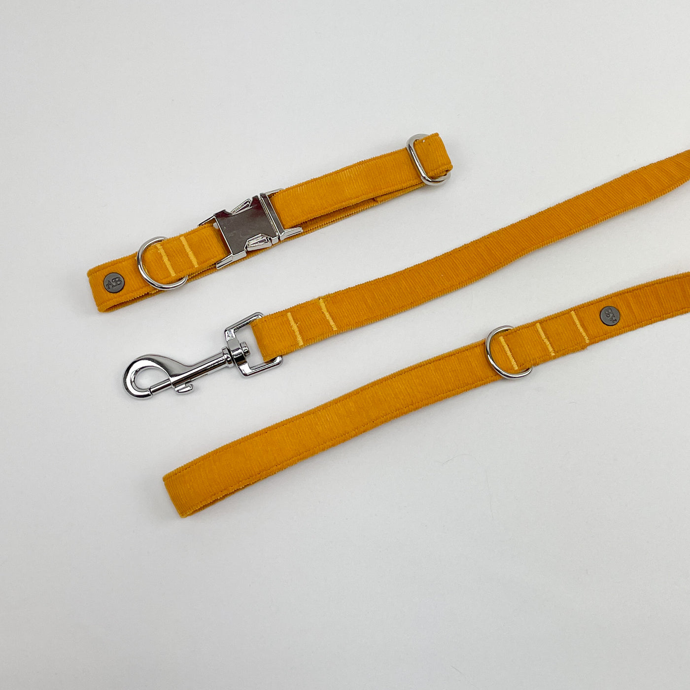 Mustard Yellow Corduroy Dog Collar