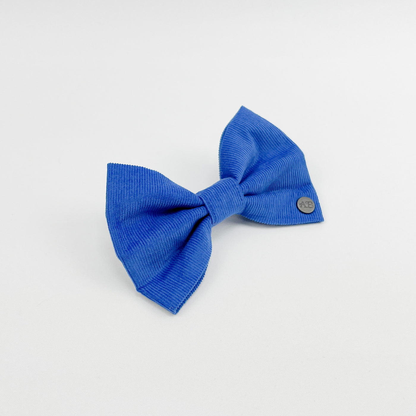 Blue Corduroy Cat Collar