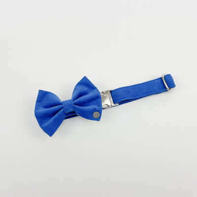 Royal Blue Corduroy Dog Bow Tie