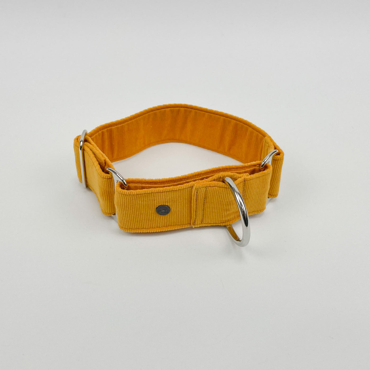 Mustard Yellow Corduroy Martingale Collar