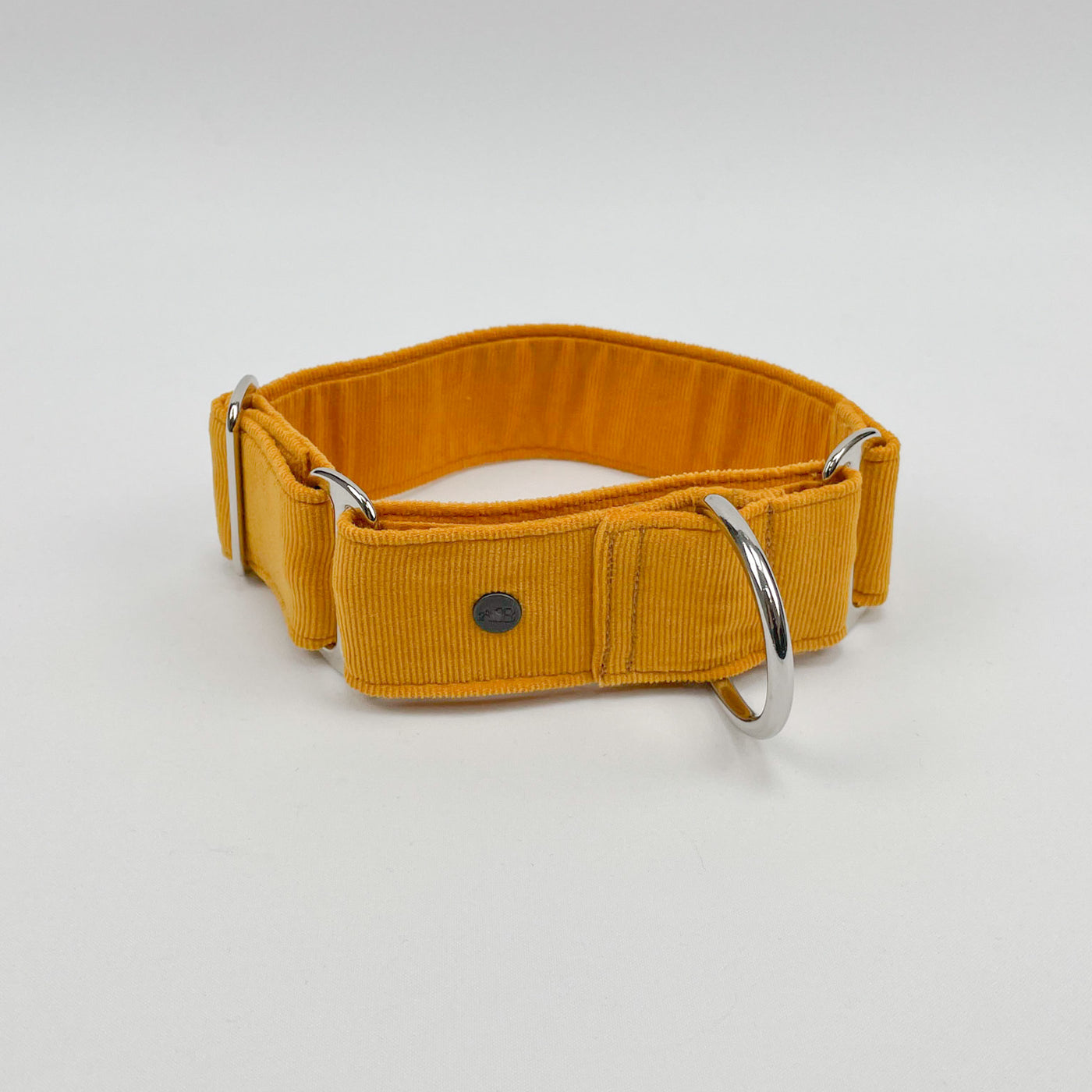 Mustard Yellow Corduroy Martingale Collar