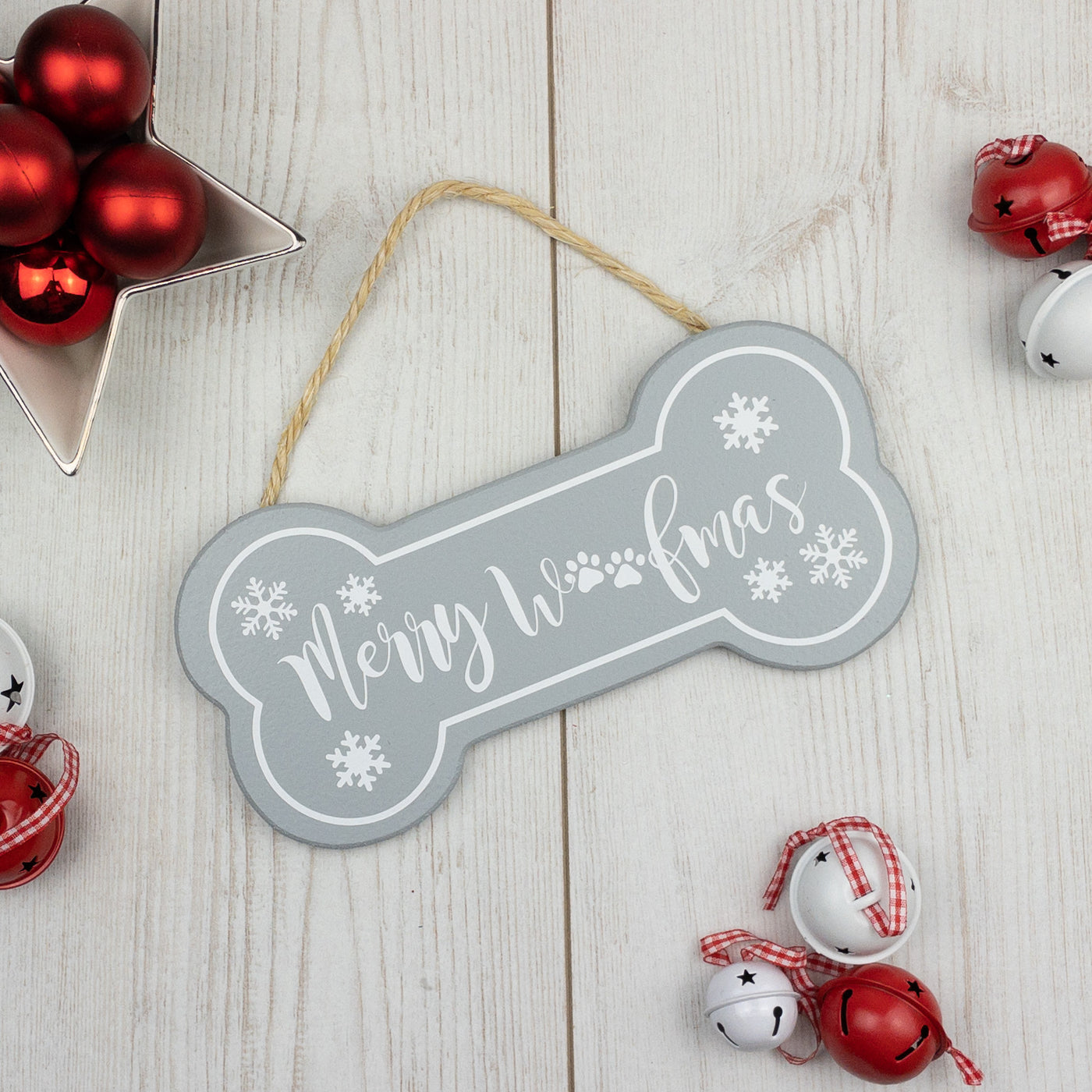 Merry Woofmas Christmas Wooden Sign