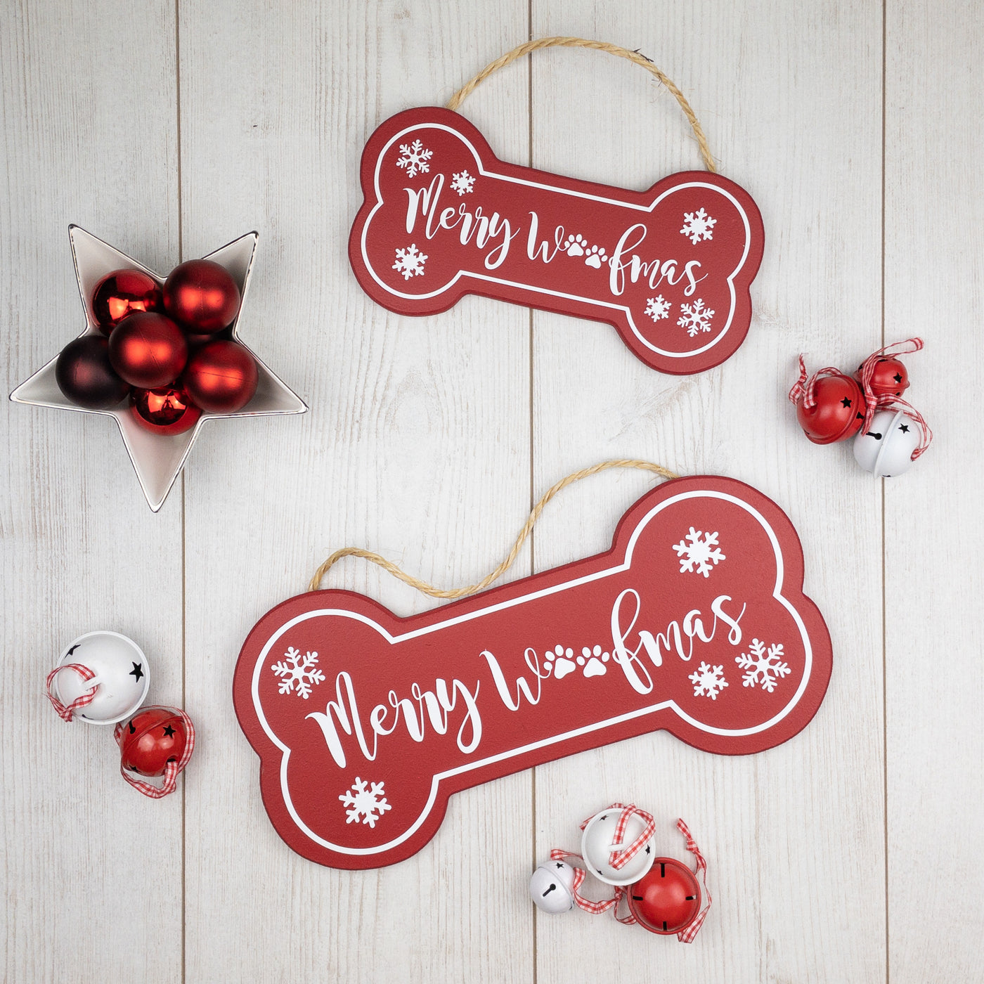 Merry Woofmas Christmas Wooden Sign