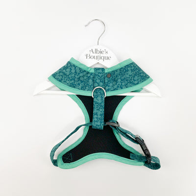 Liberty Autumn Emerald Soft Harness from the back.