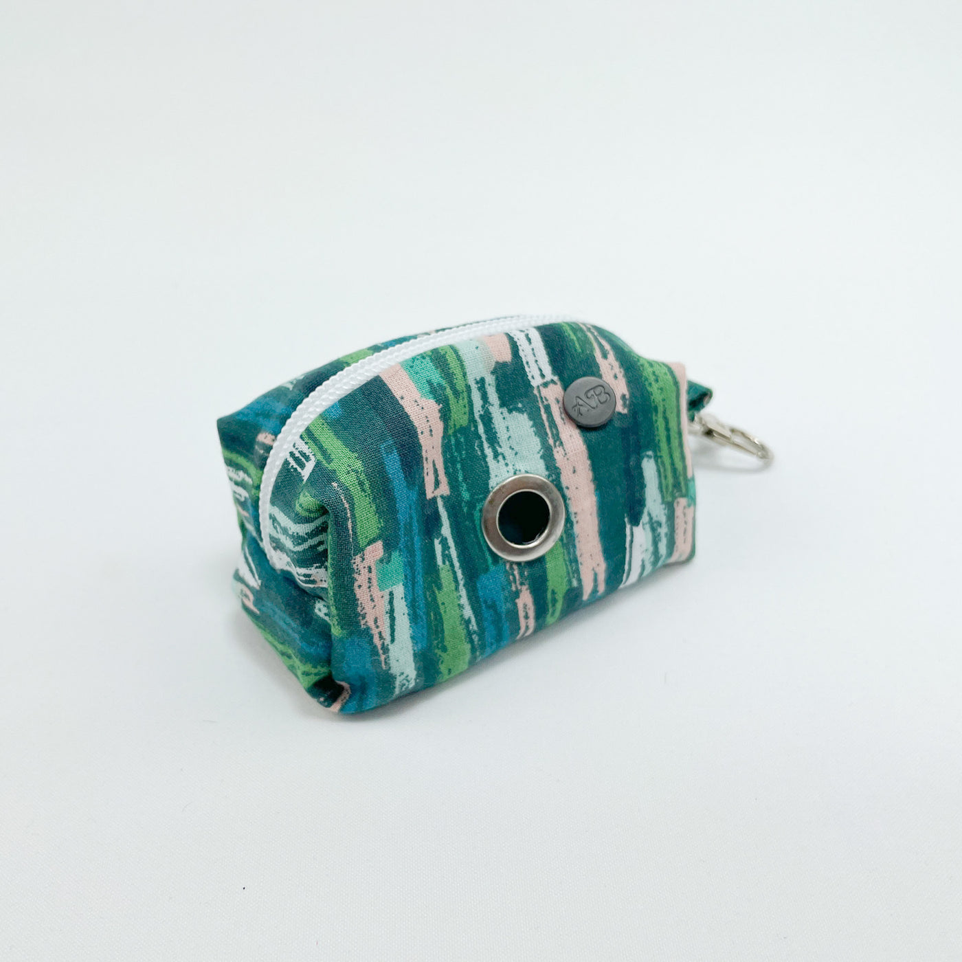 Autumn stripe dog poop bag holder.