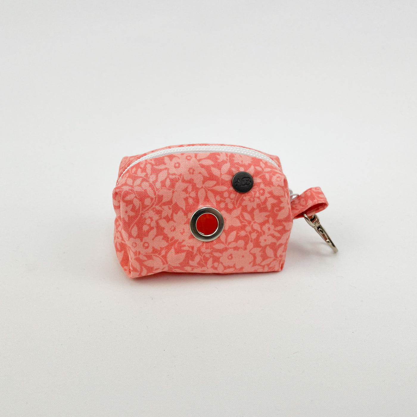 Albie's Boutique Liberty Peach Floral Poop Bag Holder