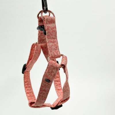 Liberty Peach Floral Step-in Dog Harness