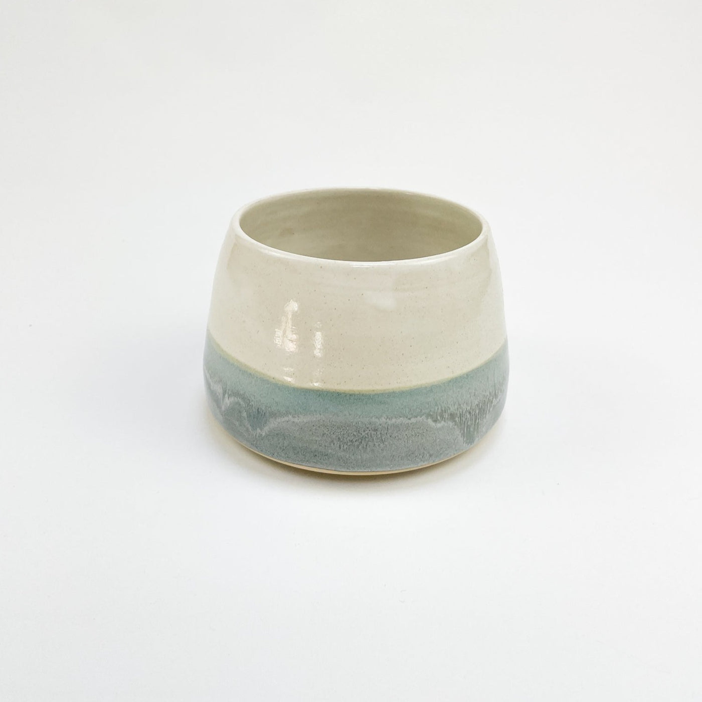 Hand-thrown ceramic spaniel bowl. 