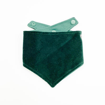Albie's Boutique luxury emerald green dog bandana 