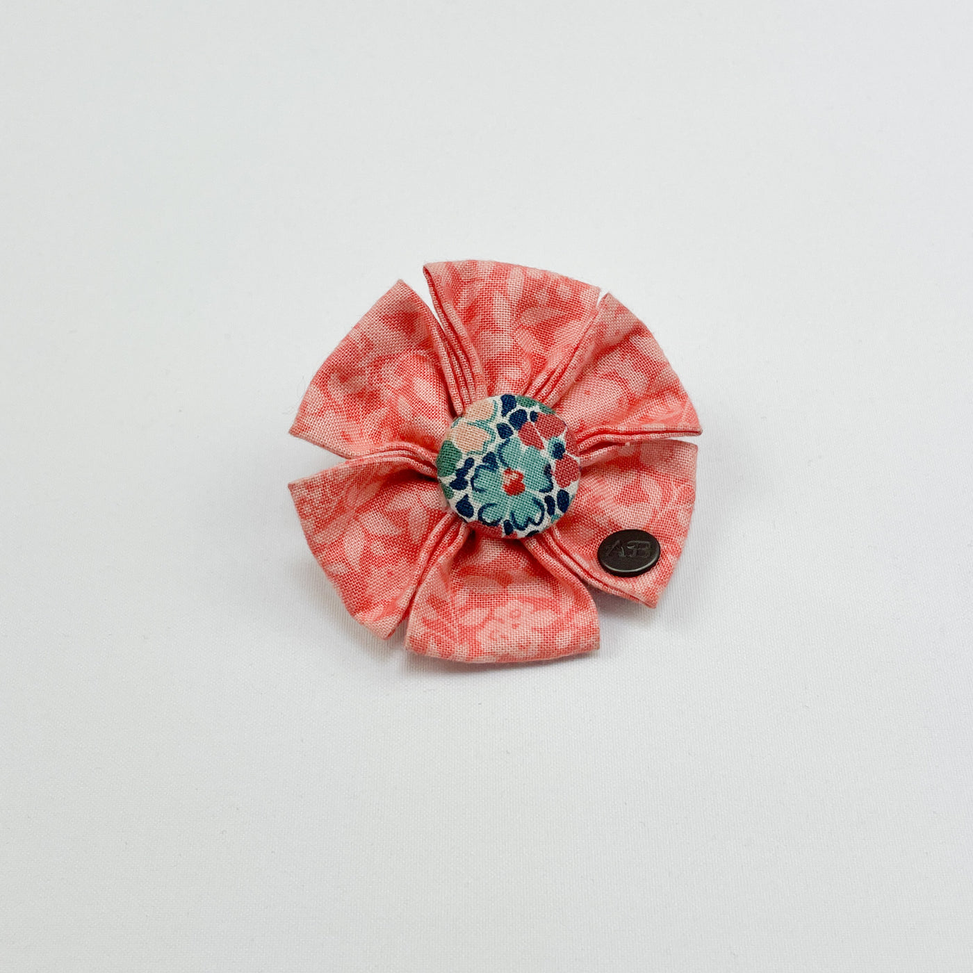 Liberty peach floral collar flower accessory