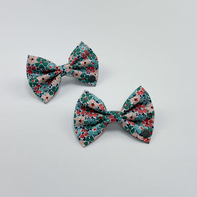 Liberty winter floral bows