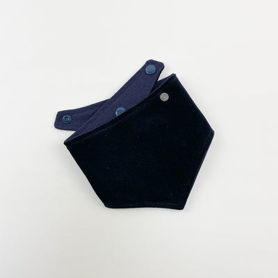 Navy velvet dog banana