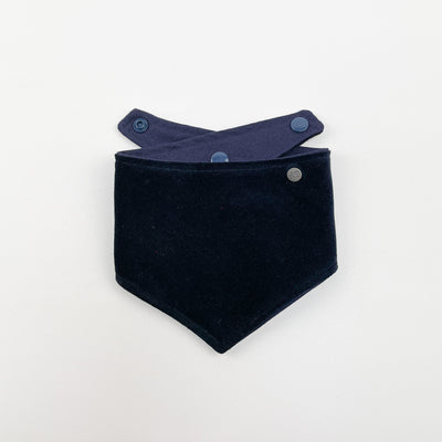 Navy velvet dog banana