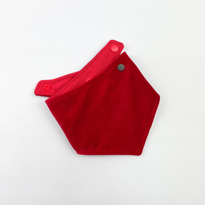 Red velvet dog bandana