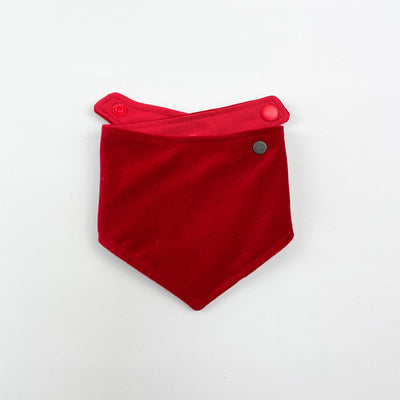 Red velvet dog bandana