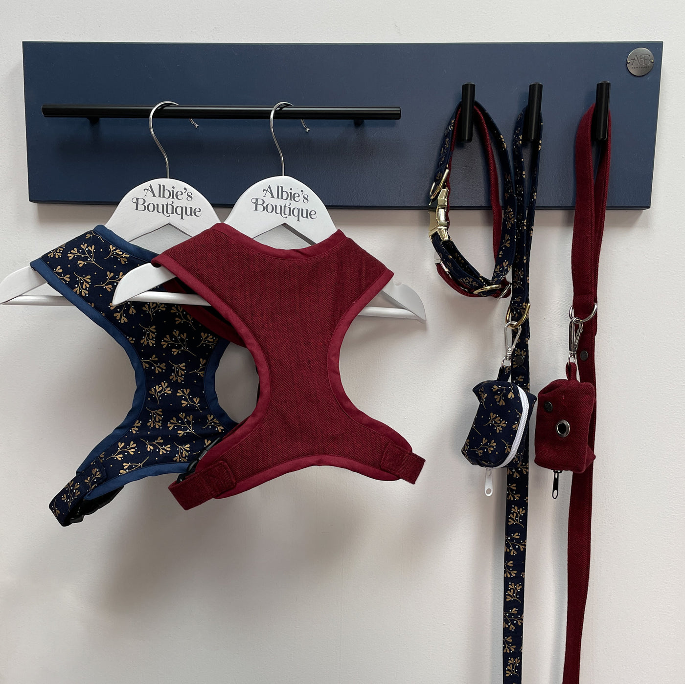 small lead station with Christmas accessories