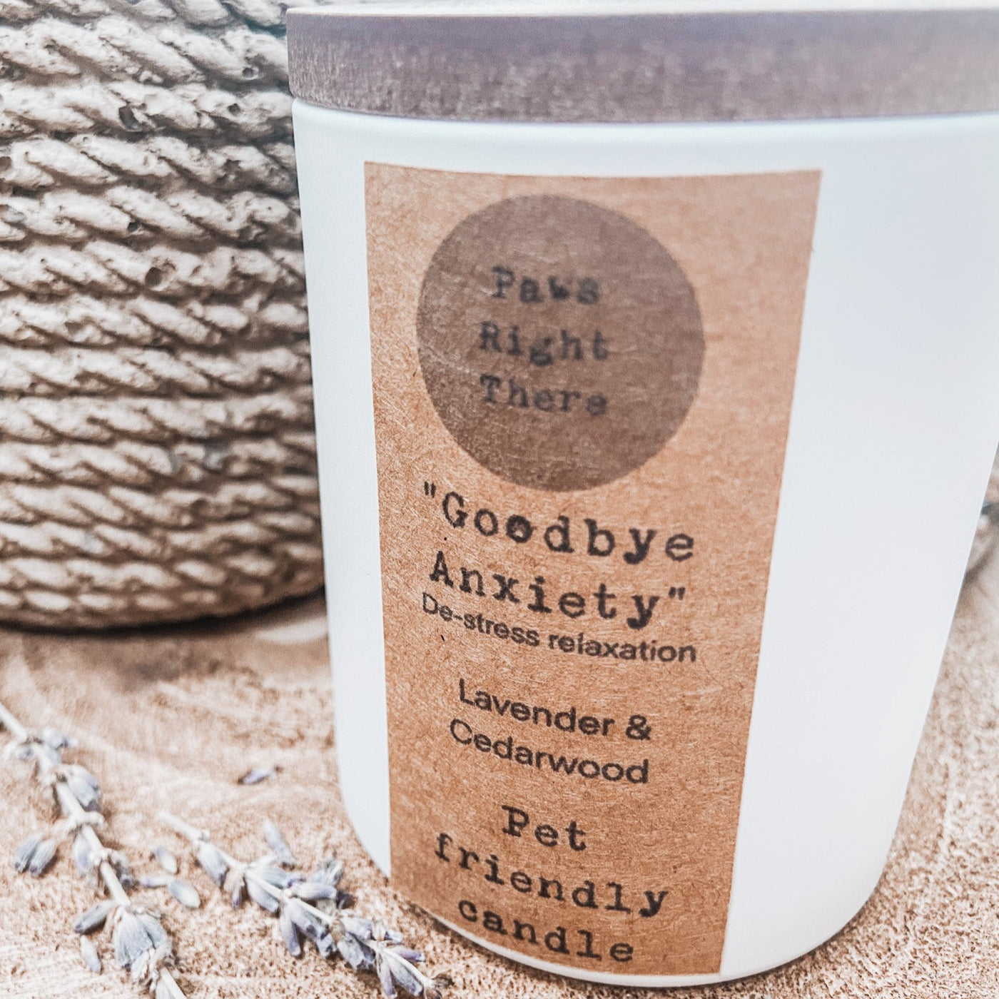Goodbye Anxiety - Pet Friendly Candle for de-stress relaxation