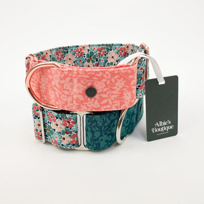 Albies boutique Liberty martingale collar with swing tag