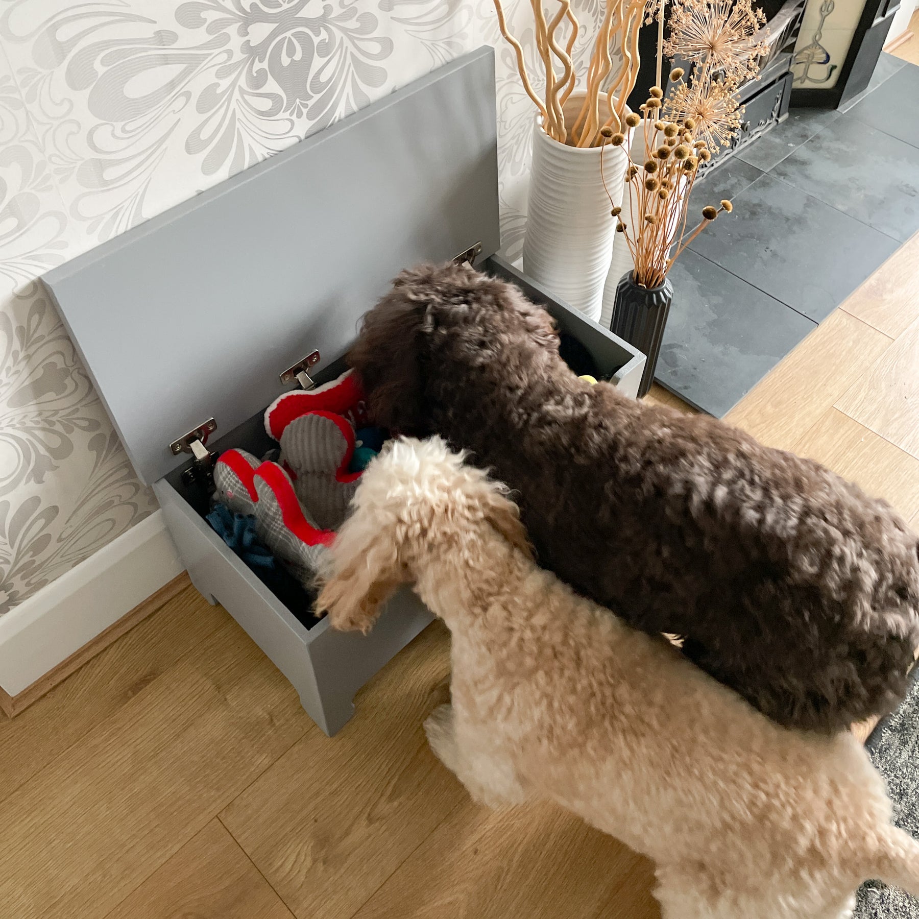 Large Dog Toy Box Handmade Albie s Boutique Albies boutique large-dog-toy-box-handmade-albie-s-boutique-albies-boutique